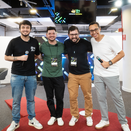 Brazu no evento b.academy day 2024 - Equipe